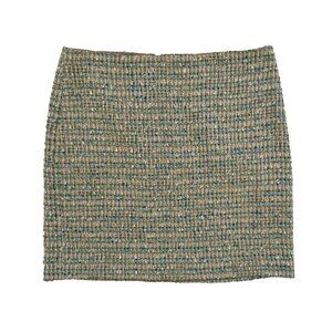 Ann Taylor | Classic Tweed Boucle Skirt | Size M